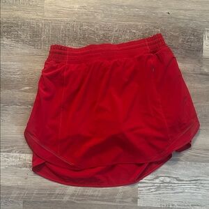 Lululemon Athletica Bold Red Skort